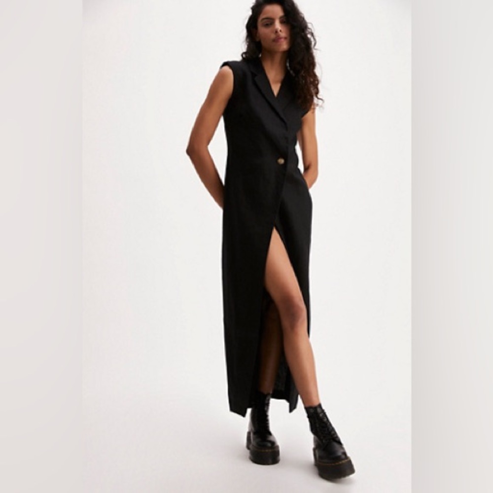 Rumer 100% linen dress sold by FREE PEOPLE NWT